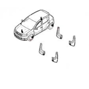 Aparatori noroi dedicate Chevrolet Aveo Hatchback 2012-> ( MG20 - SPATE ) - Img 2