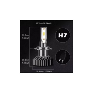 Bec cu LED H11 Putere 28W 9600 lumen 6000k Voltaj 12V CANBUS Cod: F2 - Img 3