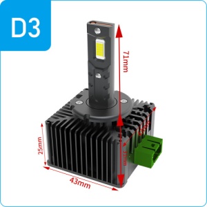 Bec LED D3S 12V CANBUS 8000lm/set COD:NVEL-D3S - Img 4