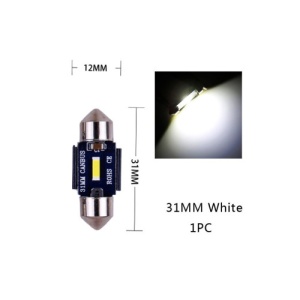 Bec sofit 31mm SMD 1860 12V Canbus 300 lumen Lumina alba Cod: HH028 - Img 2