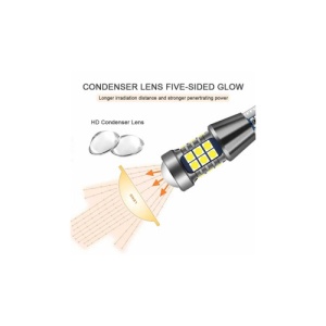 Bec T15 27SMD 3030 12V Canbus 800 lumen Lumina alba Cod: HH021 - Img 4