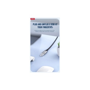 Cablu adaptor, mama USB la tata USB 3m. Cod:XO-NB219 - Img 3