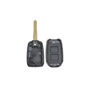 Carcasa telecomanda compatibila Logan (tip nou), cu lamela, Cod: 7016-1 - Img 2