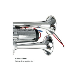 Claxon cu 2 goarne si compresor 12V Cod: CA618 - Img 4