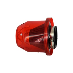 Filtru aer tuning cu carcasa Rosie - Img 2