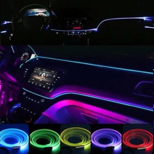 Fir neon cu LED RGB cu mufa USB Lungime:2 m cu buton Cod:FIR-RGB1-2P - Img 2