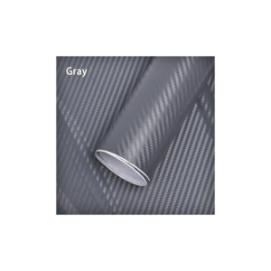 Folie carbon 3D Gri Antracit cu tehnologie de eliminare a bulelor de aer 1.5mx1m Cod: CF-10DR - Img 1