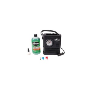 Kit pentru panÄƒ cu soluÈ›ie de reparaÈ›ie anvelope Slime È™i Compresor 473ml Cod: 1500282 - Img 2
