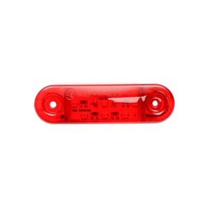 Lampa laterala de gabarit cu LED rosu 12/24V Cod: BK69457 - Img 1