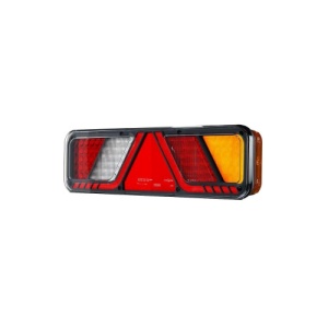 Lampa stop 450x138, 24V, LED, 6 functii, ceata, mers inapoi, cu triunghi, stanga/dreapta Cod: FT-700-066 - Img 1