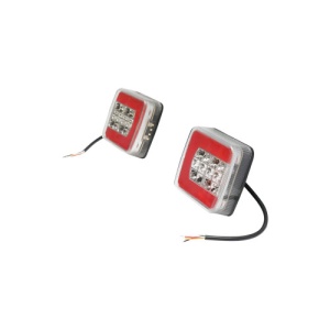 Lampa stop remorca cu Leduri 12/24 V set 106.4x98.8x35mm Cod: BK69018 - Img 2