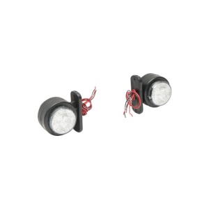 Lampi laterale de gabarit cu LED 12/24V, rosu-alb Cod: BK69445 - Img 5