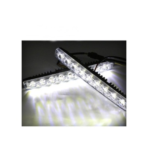 Lumini de zi DRL COB P9S lumina alba 12V - Img 4