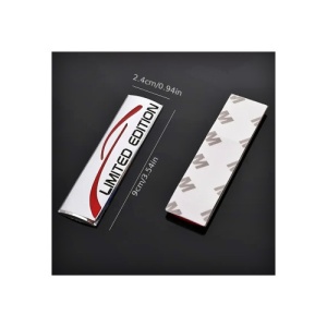 Ornament metalic "LIMITED EDITION" Cromat 9cmx2,4cm Cod: ART-LE1S - Img 3
