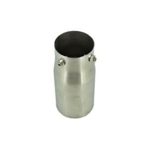 Ornament toba inox premium, intrare 7.8 cm, iesire 9 cm, lungime 17.5 cm Cod: 7635P - Img 3