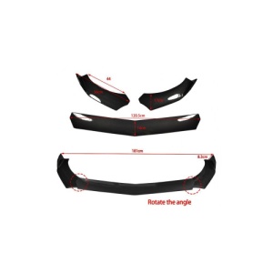 Prelungire bara fata universala / Spoiler culoare Negru Lucios Cod: UNIV-014D - Img 1