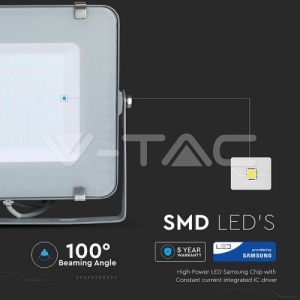 Proiector 150W LED Cip SMD SAMSUNG Corp Gri 4000K COD:482 - Img 3