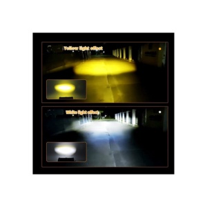 Proiector LED cu angel eyes DRL alb 1000lm Cod: ZC-3WYB - Img 6