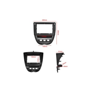 Rama Navigatie 10" cu cablaj si modul canbus compatibila Citroen C1 I 2005-2014 Cod: NV3143/ GR2 - Img 3