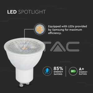 Reflector LED Cip SAMSUNG GU5.3 6.5W MR16 Plastic ÃŽncreÈ›it 38` 3000K COD:207 - Img 3