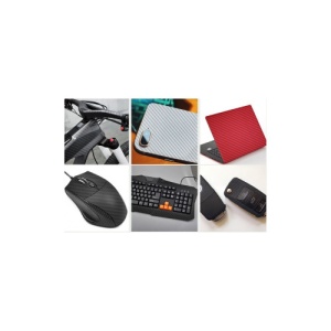 Rola folie carbon 3D culoare Albastra latime 1.27mx30m - Img 4