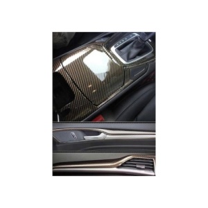 Rola folie carbon Auriu 9D PREMIUM 1,5mx16.8m Cod: N-GTC03 / C9D-16GL - Img 2