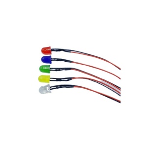Set 10 Becuri Led T5 cu fir ,12V diverse culori Cod: TL-C124 - Img 1