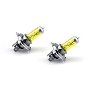Set 2 becuri halogen H4 P43 12V 55W Galben ART - Img 1