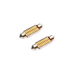 Set 2 becuri LED SMD SOFIT 39mm 12V 0,155A lumina rece Cod: BK80035 - Img 3
