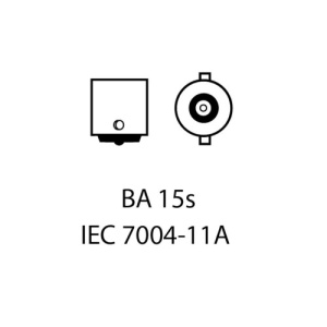 Set 2 becuri o faza T.V. BA15S 21SMD 12V 300 lumen lumina galbena Cod: HH014 - Img 5