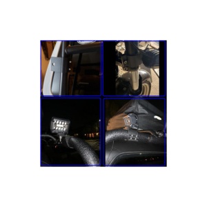 Set 2 suporti proiectoare LED universal pentru prindere de rollbar sau bullbar Diametru: 7,62cm Cod: TY014-3 inch - Img 12