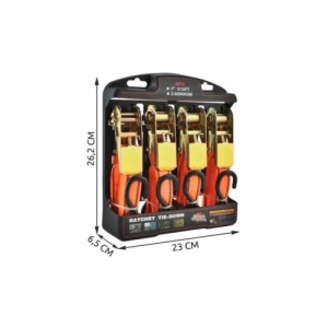 Set 4 chinghi de fixare - ancorare, rezistenta maxima 600-700 kg, - Img 2