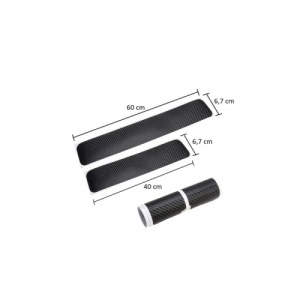 Set abtibild protectie praguri interior culoare carbon Cod: MKT-4PCS - Img 3