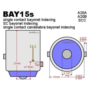 Set LED 78 SMD BAY15S - MODUL AMERICA - Img 4