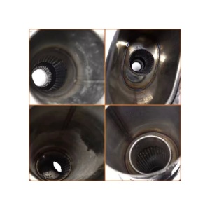 Toba sport inox dubla, diametru intrare 60 mm, lungime totala 550 mm, corp 320 mm Cod: 801212-7676P - Img 7