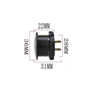 Voltmetru 12-24V /5-30V cu LED Rosu Cod: DS400B - Img 3