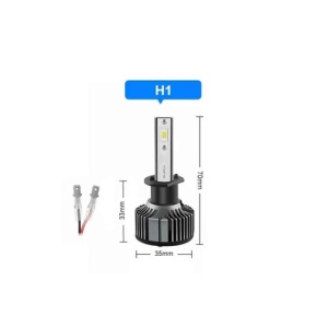 Bec cu LED H1 Putere: 28W - 9600 lumen 6000k Voltaj: 12V CANBUS Cod: F2 - Img 3