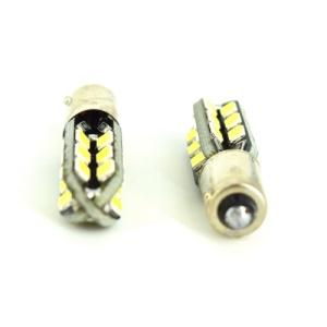 Bec pozitie BA9S TV 24 LED 2835 5W 12V SET / 2BUC. JSUN57 - Img 2