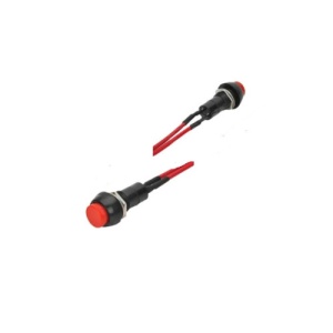Buton cu revenire pentru claxon Rosu - Img 2