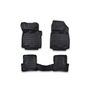 Covoare cauciuc tavita compatibile Renault Clio 3 2005-2012 Cod: 3D AP-1031 / A80-X117 - Img 1