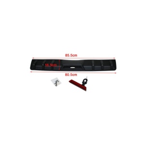 Difuzor de bara universal culoare Negru Lucios cu lampa LED Rosie Cod: UNIV-069 - Img 2