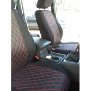 Husa auto dedicate VW AMAROK 2010-> FRACTIONATE - ROMB. Calitate Premium - Img 3