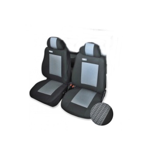 Huse scaun CAMION MAN din doua piese Negru/ Gri FLEX - Img 1