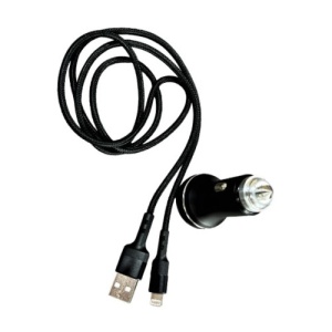 Incarcator auto 4.8A cu cablu tip lightning 12-24V Cod: PG-260I PREMIUM - Img 3