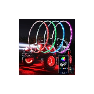 Inele lumina jante LED RGB cu aplicatie BTT 12V Cod: HH-64155 - Img 1