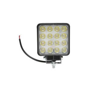 Lampa cu 16 LED-uri 10-30V 48W unghi radiere 30 de grade tip spot 108x108x57mm Cod: BK69017S - Img 1
