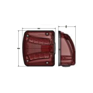 Lampa numar inmatriculare LED NEON 12-24V Cod: 201002 - Img 2