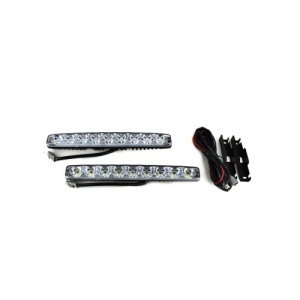 Lumini de zi DRL COB P9S lumina alba 12V - Img 5