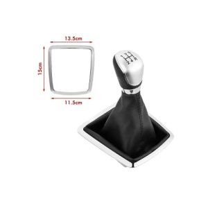 Maner si Manson schimbator imitatie piele compatibil Ford Focus MK2 2009-2015 5 viteze Cod: SC-152 - Img 3