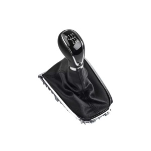 Maner si manson schimbator imitatie piele compatibil Opel Astra Buick excelle GT/XT cu 2 adaptoare pentru 5 si 6 viteze Cod: SC-126 - Img 1